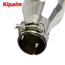 Load image into Gallery viewer, Car Universal Exhaust Pipe Muffler Tip Slanted End 304 Stainless Steel 51mm Inlet Tailpipe