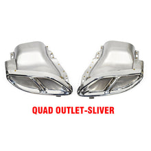 Load image into Gallery viewer, W205 Car Exhaust Pipe Stainless Steel Dual Rear Muffler for BENZ C/ E/ GLE/ GLC W212 C200 C260 C180