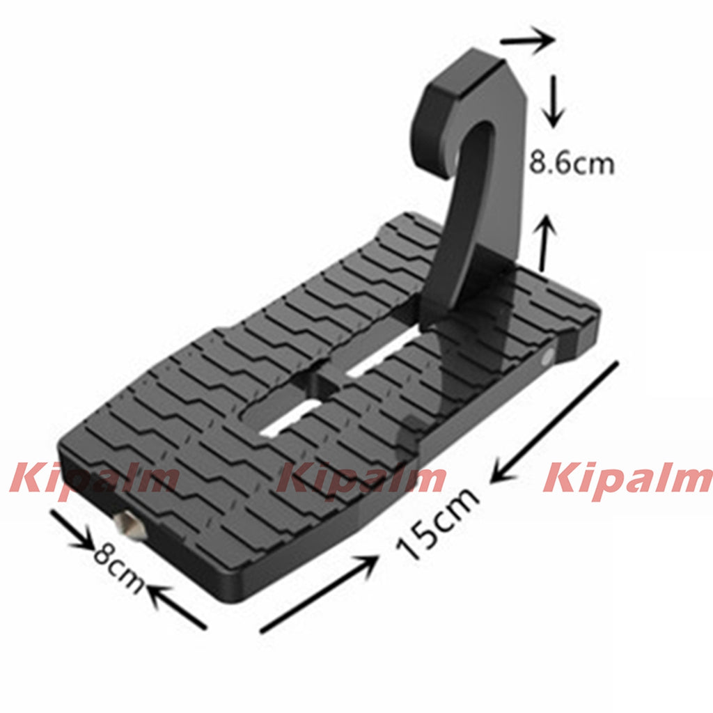 Upgraded Support Car Door Latch Pedal Hook Roof Auxiliary Ladder for Off-road Vehicle 1 PC