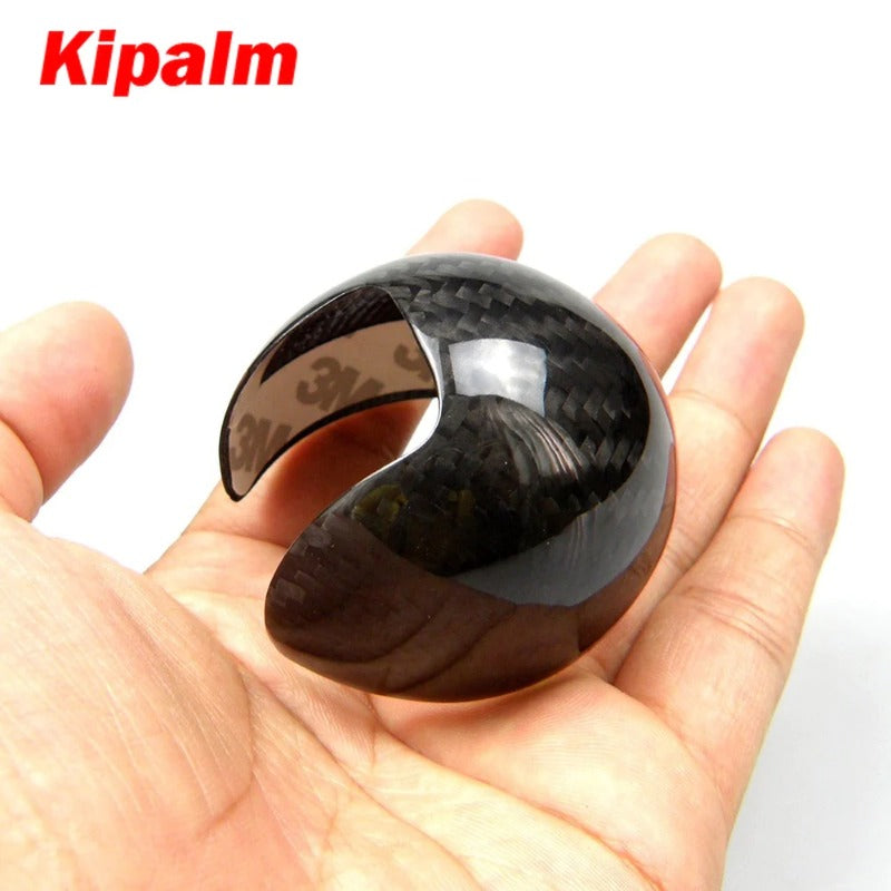 Kipalm Real Carbon Fiber Gear Shift Knob Sticker Cover For Audi A3 S3 2014-2018