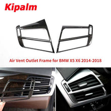 Load image into Gallery viewer, Car Modification Accessories Stickers Carbon Fiber Air Vent Outlet Frame for BMW X5 X6 2014-2018
