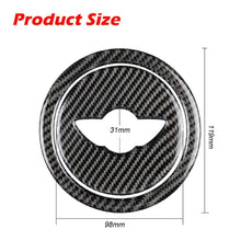 Load image into Gallery viewer, Carbon Fiber Car Steering Wheel Stickers Cover Trim for Mini Cooper Clubman R55 R56 Countryman R60 Paceman R61