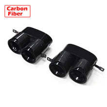 Load image into Gallery viewer, 1 Pair Dual Out Stainless Steel Exhaust Pipe for BMW 3 Series G20 G22 G28 2017-2022 Rear Muffler Tip