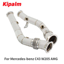 Load image into Gallery viewer, 1PC 304 Stainless Steel Downpipe for Mercedes-benz C43 W205 AMG 3.0T 2018-2020
