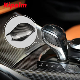 Car Interior Accessories Carbon Fiber Gear Shift Knob Cover Trim For BMW 3 SERIES  G20 G14 G15 X5 G07 Z4 G29