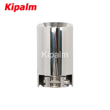 Load image into Gallery viewer, Customized Logo Stainless Steel Exhaust Muffler Car Mirror Polished Exhaust Tip
