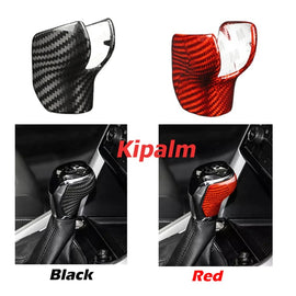 Dry Carbon Fiber Gear Shift Knob Head Cover for Volkswagen VW Passat Polo Tayron Car Interior Accessories Modify