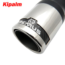 Load image into Gallery viewer, 1pcs REMUS Stainless Steel Universal Automobile Exhaust Pipe Muffller Tips