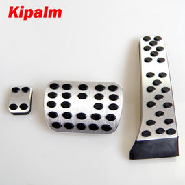 No Drill Gas Accelerator Brake Pedal Pad Cover For Mercedes Benz GLK  Aluminum alloy gas brake pedal with AMG LOGO