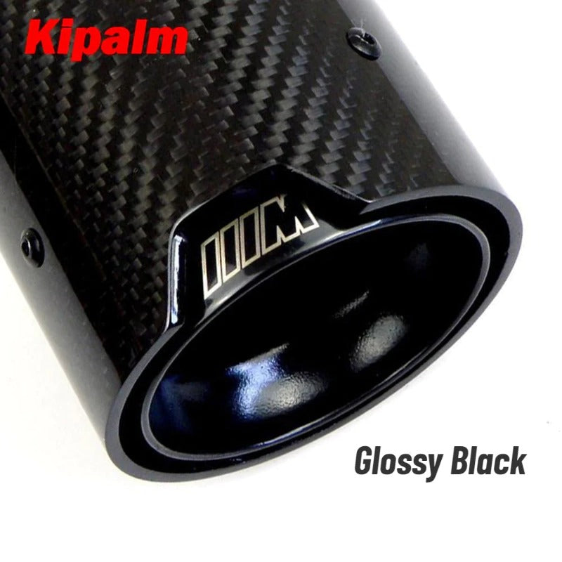 1PC Customize 170mm Long M Performance Carbon Fiber Exhaust Tips Muffler Pipe for BMW M3 M4 M5