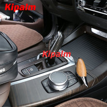 Load image into Gallery viewer, 1pcs Carbon Fiber Gear Shift Knob Cover for BMW 5 6 7 X3 X4 Series Auto Interior Accessories Cover