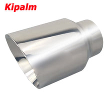 Load image into Gallery viewer, 1pcs Silver 4.5 Inch Exhaust Pipe Tip Factory Export Stainless Steel Muffler Tip