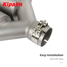Load image into Gallery viewer, Dual Sand Blasting Stainless Steel Exhaust Tail Tips for VW Golf Tiguan R MK7 Golf 6 with AK logo