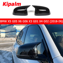 Load image into Gallery viewer, 1 Pair Replacement ABS Mirror Cover for BMW X5 G05 X6 G06 X3 G01 X4 G02 2018-IN M Style Look Mirror Cover