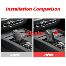 Load image into Gallery viewer, Dry Carbon Fiber Gear Shift Knob Cover Interior Decorative Trim For Volvo XC40 XC60 XC90 V60 V90 S60 S90 2020-2021