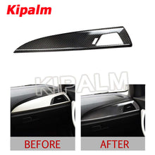 Load image into Gallery viewer, 1 Piece Carbon Fiber Co-pilot Dashboard Air Outlet Frame Air Front Vent Trim Cover Stickers for BMW F20 F21 F22