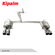 Load image into Gallery viewer, 304 Stainless Steel Full Exhaust System Cat-back Fit for Audi A4L B8 2.0T 2009-2015