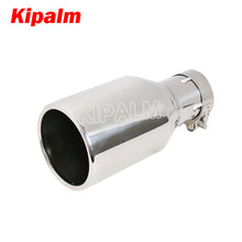 Load image into Gallery viewer, 1 piece Car Universal mirror polished Stainless Steel Exhaust Pipe Muffler Tips for Audi VW Golf BMW Toyota Honda Parts