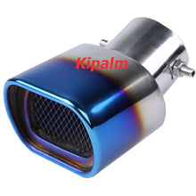 Load image into Gallery viewer, Universal Polished Stainless Steel Rectangular Exhaust Muffler Nozzle for Audi Benz VW BMW