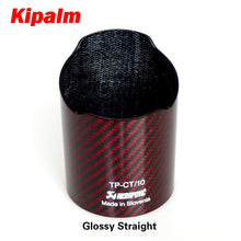 Load image into Gallery viewer, 1pcs Red Twill Weave Akrapovic Authentic 3K Cover Muffler Pipe Tip Cover Housing Universal Exhaust Carbon Fiber Case
