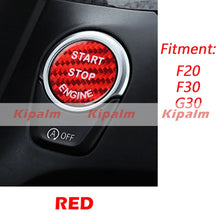 Load image into Gallery viewer, Carbon Fiber Sticker Engine Start Stop Button Decoration Cover for BMW F20 F30 G30