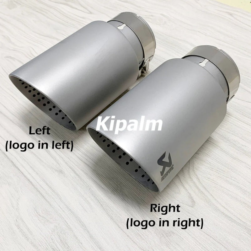 1PC 304 Stainless Steel Car Muffler Tip Exhaust Pipe System for VW Golf 6 Golf 7 Golf R GTI Tiguan Muffler Cutter