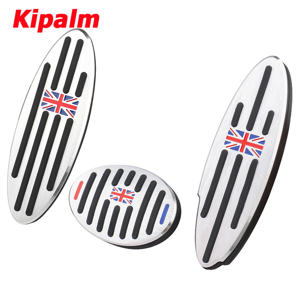 Aluminum Car Accelerator Gas Brake Pedal Protection Cover For MINI F R Series