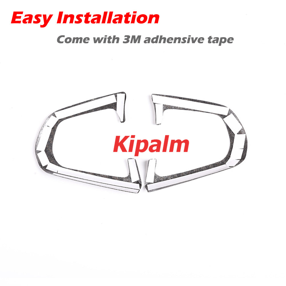 For BMW 5 Series G30 2018-2020 Interior Accessories Carbon Fiber Steering Wheel Decoration Sticker