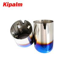 Load image into Gallery viewer, 4PCS BMW M3 F80 M4 F82 F83 Muffler System 304 Stainless Steel Slip-on Exhaust Tips