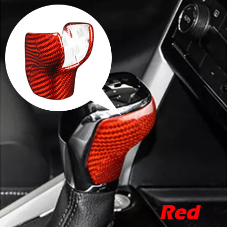 car gear head Carbon Fiber Gear Shift Knob Head Cover for Volkswagen Polo