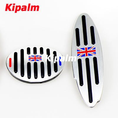mini cooper pedal covers Aluminum Footrest Gas Brake Pedal Cover For BMW Mini Cooper