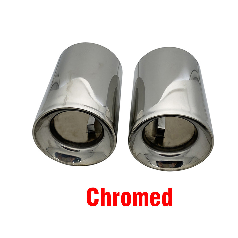 For BMW X1 F48 2016-2021 304 Stainless Steel Car Exhaust Pipe Outlet Decoration Silencer