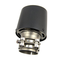 Load image into Gallery viewer, 1pcs Carbon Fiber Wolf Exhaust Pipe Muffler Stainless Steel Muffler Tips End Pipe