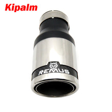 Load image into Gallery viewer, 1pcs REMUS Stainless Steel Universal Automobile Exhaust Pipe Muffller Tips