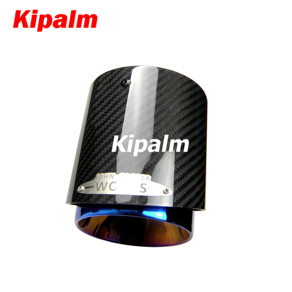 1PC Carbon Fiber Exhaust Pipe Muffler Tip Mini Cooper JCW R55 R56 R57 R58 R59 R60 R61 F54 F55 F56 F57 F60 R56 Cooper