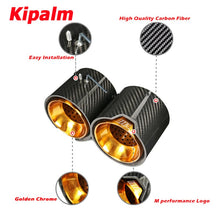 Load image into Gallery viewer, Glossy Carbon Fiber Exhaut Tip for BMW M3 G80 M4 G82 G83