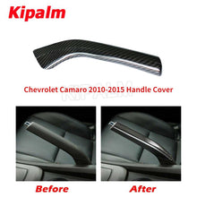 Load image into Gallery viewer, 1 Set Carbon Fiber Handbrake Handle Cover Protector for Chevrolet Camaro 2010 2011 2012 2013 2014 2015