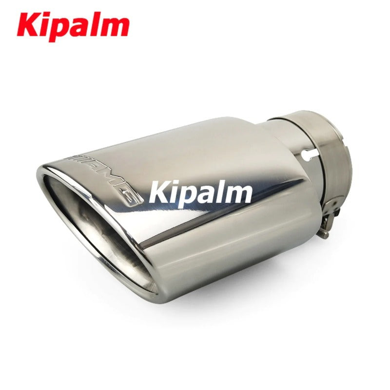 1 PC Exhaust Tips Stainless Steel Pipe for Mercedes Benz W204 AMG C63 C65 Muffler Modify