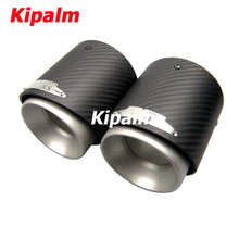 Load image into Gallery viewer, 1PC Carbon Fiber Exhaust Tip Muffler Tips Fit for Mini Cooper R55 R56 R57 R58 R59 R60 R61 F54 F55 F56 F57 F60 Mini Tail Pipe Tip