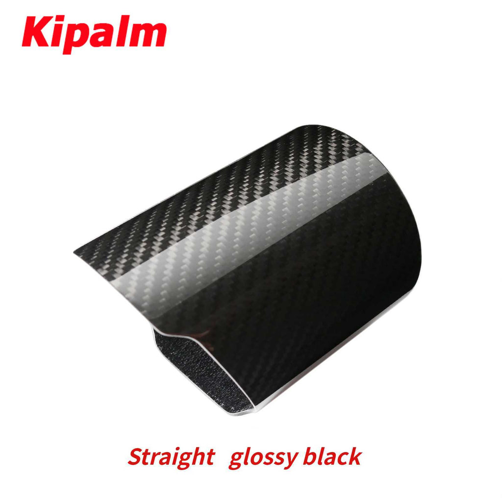 1PC Carbon Fiber Cover Exhaust Muffler Pipe Tip Case AK Exhaust Tip Housing Without Akrapovic Logo