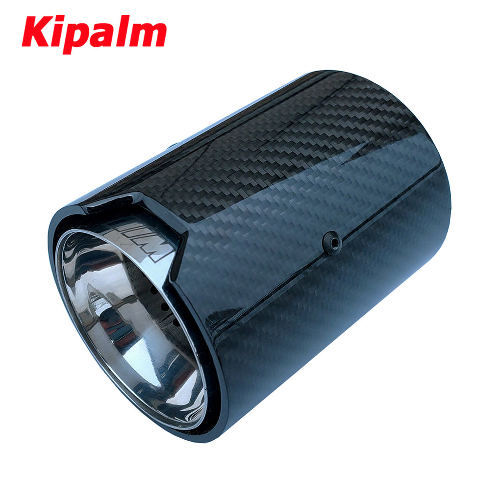 2PCS Real Carbon Fiber Exhaust Pipe Muffler tip For BMW M Performance exhaust pipe M2 F87 M3 F80 M4 F82 F83 M5 F10