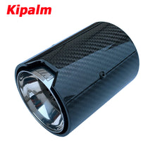 Load image into Gallery viewer, 2PCS Real Carbon Fiber Exhaust Pipe Muffler tip For BMW M Performance exhaust pipe M2 F87 M3 F80 M4 F82 F83 M5 F10