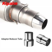 Load image into Gallery viewer, Stainless Standard Exhaust Pipe Connector Pipe Adapter Reducer Tube Easy Weld On or Clamp On