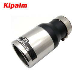 1pcs REMUS Stainless Steel Universal Automobile Exhaust Pipe Muffller Tips